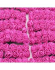 36/72/144 Uds. 2cm oso de peluche decorativo Rosa PE espuma ramo de flores artificiales para el hogar boda guirnalda de bricolaj