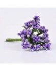 12 unids/lote de artesanías flores artificiales estampan azúcar boda fiesta guirnalda de bricolaje decoración caja de regalo Scr