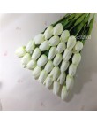Envío Gratis 30 unids/lote pu mini Flor de tulipán toque real boda ramo de flores de seda artificial flores para casa decoración