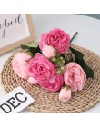 30cm rosa peonía de seda artificial flores PE espuma Rosa Flores novia ramo hogar boda decoración Scrapbooking DIY suministros