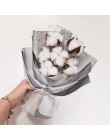 5 uds. Cabeza de kapok Artificial flor seca natural algodón boda hogar Navidad decoración suministros DIY guirnalda ramo en caja