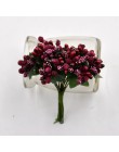 12 unids/lote de artesanías flores artificiales estampan azúcar boda fiesta guirnalda de bricolaje decoración caja de regalo Scr