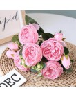 30cm rosa peonía de seda artificial flores PE espuma Rosa Flores novia ramo hogar boda decoración Scrapbooking DIY suministros