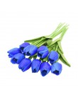 10 piezas de tulipán Artificial flor Real toque Artificial ramo de flores falsas para decoración de boda flores hogar Garen Deco