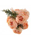 Luyue 13 Rama/ramo flores artificiales peonía flores vívidas artificiales seda falsa Rosa nupcial boda decoración guirnalda glán