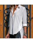 Camisa Irregular de gasa de oficina para mujer Top negro blanco rojo de manga larga blusa femenina 2019 camisetas de verano más 