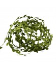 20 metros de seda naturaleza verde hojas artificiales vid boda decoración follaje Scrapbooking arte corona flores falsas guirnal