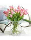 1 pieza PU tulipanes artificiales flores cala Real touch artificiales para decora mini tulipán cala para el hogar flores decorat