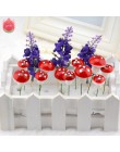 10 Uds Mini Hongo de espuma flores artificiales decoración para el hogar plantas artificiales para bodas decoraciones DIY artesa