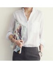 Chemisier Femme Mujer Tops moda 2018 otoño Lino camisa blanca mujer Blusa de manga larga Mujer coreana ropa rupas Femininas