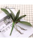 1 Uds. Phalaenopsis planta con hojas artificiales hojas decorativas flores decoración floral de material auxiliar orquídea hojas