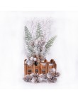 Cono de pino 6-10 Uds. Flor artificial piña hierba artificial Navidad boda decoración del hogar DIY álbum de recortes caja de re
