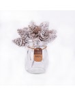 Cono de pino 6-10 Uds. Flor artificial piña hierba artificial Navidad boda decoración del hogar DIY álbum de recortes caja de re