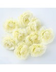 10 unids/lote flor artificial de seda cabeza de Rosa boda hogar fiesta decoración DIY tocado guirnalda caja de regalo artesanía 