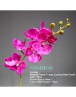 INDIGO-Phalaenopsis orquídea Real táctil flor Artificial boda flor orquídea Floral fiesta envío gratis