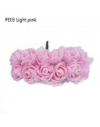 144 Uds Mini rosas de peluche PE flores de espuma de rosa para DIY guirnalda decorativa decoración de fiesta de boda álbum de re