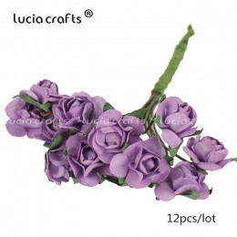 6/8/10/12/50/70/90 Uds mezcla púrpura flor estambre de cereza bayas paquete DIY pastel de boda de Navidad caja de regalo Decorac