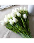 31 unids/lote PU falso ramo de flores artificiales flores de tulipán Real para fiesta boda decoración del hogar flor