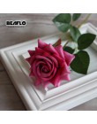 1 pieza francesa romántica Rosa Artificial flor DIY terciopelo Flor de seda para fiesta en casa boda vacaciones Decoración