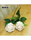 1 pieza francesa romántica Rosa Artificial flor DIY terciopelo Flor de seda para fiesta en casa boda vacaciones Decoración