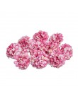 10 Uds. 4,5 CM Hortensia de seda hecha a mano flor artificial cabeza boda fiesta hogar guirnalda de bricolaje decoración caja de
