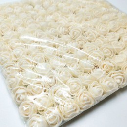 144 unids/lote 2cm Mini ramo de flores artificiales de espuma Rosa decoración de fiestas de bodas s DIY Scrapbooking falso