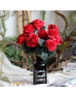 Flores artificiales Rosa 10 cabezas ramo de rosas francés Flor de seda para fiesta en casa boda decoración de flor falsa decorac