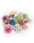 10 unids/lote flor artificial 4CM cabeza de flor de clavel de seda boda fiesta hogar guirnalda de bricolaje decoración caja de r