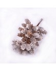 6/10 Uds. Cono de pino de Navidad flor Artificial hierba de piña para la decoración del hogar de la boda artesanía de regalo DIY