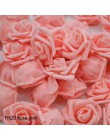 4cm 30 unids/lote grande PE espuma Rosa Artificial flor cabeza hogar boda decoración DIY Scrapbooking corona falsa decorativa ro
