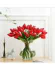 31 unids/lote tulipanes artificiales flores de PU cala flores de imitación flores de tacto Real para la decoración de la boda de