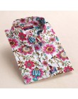 2019 blusas florales para mujer camisa de manga larga de algodón para mujer Camisas casuales de cereza para damas Blusa con esta