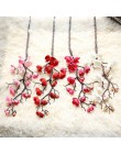 DIY Flores artificiales de seda Flores falsas flor de ciruelo boda Floral ramillete de decoración para hogar ramo de Flores Mari