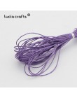 1mm hilo encerado cordón de algodón Correa collar cordón colores como muestra la imagen (10y/Lot) W0703
