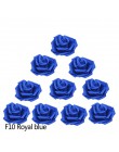 30 unids/lote 8cm grandes cabezas de espuma de rosas de flores artificiales para decoración de boda para evento DIY coronas jard