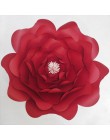 2018 DIY gran rosa flores de papel gigante para telones de fondo de boda decoraciones papel artesanías bebé guardería cumpleaños