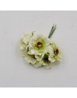 12 Uds flor Artificial de alta calidad de seda de cerezo ramo para la boda decoración del hogar DIY Scrapbooking artesanía de co