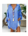 Camisa de lino de manga larga de talla grande para mujer Blusa de algodón Casual suelta blusas y Tops para mujer blusas