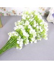 1 pieza bebés blancos aliento flores artificiales yeso falso DIY ramos florales arreglo boda decoración del hogar flor