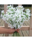 1 pieza bebés blancos aliento flores artificiales yeso falso DIY ramos florales arreglo boda decoración del hogar flor