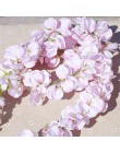 11 Uds. Flor Artificial vid de glicinas 120cm simple Silk140 flores serie DIY planta hogar Decoración de la boda para el fondo d