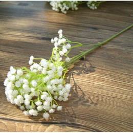 Ramo de flores artificiales de plástico estrellado de alta calidad con decoración de boda de Mantianxing 1 pieza