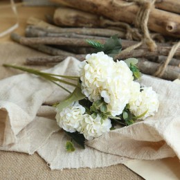 Accesorios para decoraciones de jardín de fiesta flores artificiales de hortensia ramo decoraciones para el hogar boda flores fa