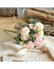Accesorios para decoraciones de jardín de fiesta flores artificiales de hortensia ramo decoraciones para el hogar boda flores fa