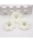 10 Uds. 5,5 cm Flor de crisantemo de seda artificial pequeñas flores de Margarita decoración de la boda del hogar DIY clip para 