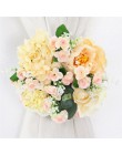 Personalizar hilera de flores artificiales guirnalda decoración hogar cortina boda camino plomo esquina flor pared seda flores c