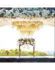 1M flor Artificial vid orquídeas flor cadena hecha a mano colgante guirnalda boda fiesta hogar pared DIY decoración manualidades
