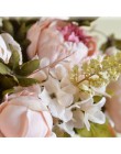 Umiwe 13 Jefes Artificial Peony de Seda de Estilo Europeo Falso Decorativo Fiesta de Flores Para la Boda Home Hotel Oficina Deco