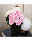 8 uds/11 Uds Real toque flores artificiales de rosa de seda ramo de novia boda flores de la boda flores decorativas para fiestas
