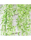 Nuevo 80cm SIMULACIÓN DE FLORES ARTIFICIALES vid guirnalda colgante planta hojas verdes boda hogar jardín decoración Dropshippin
